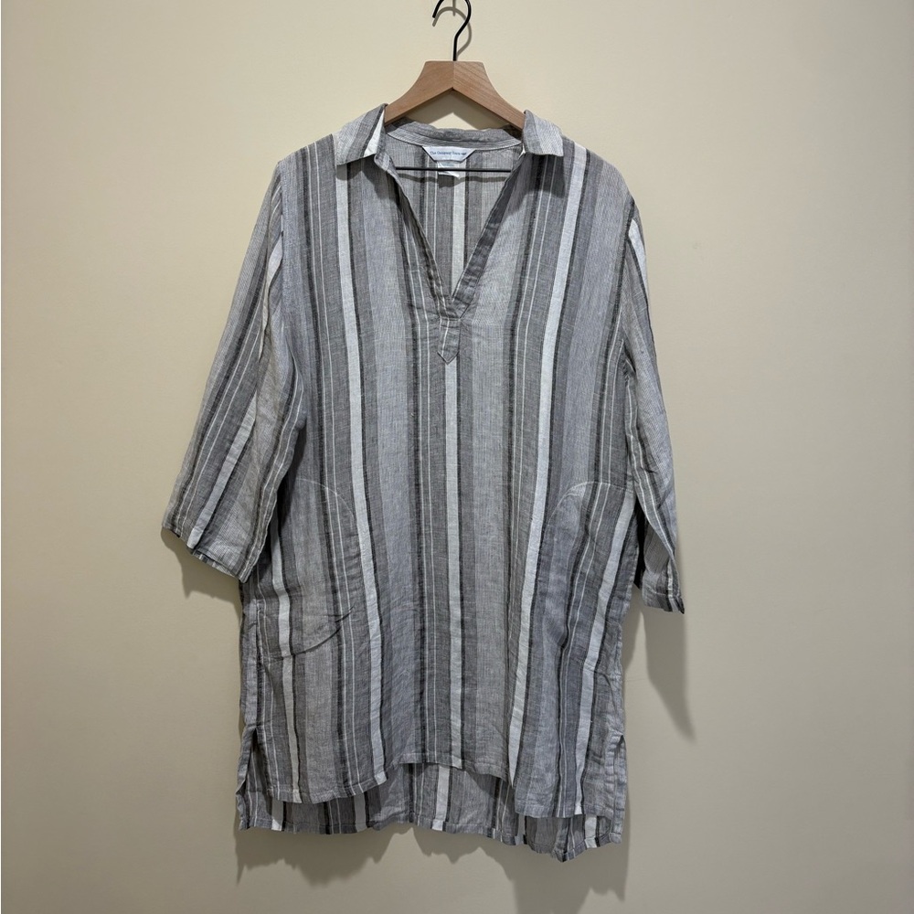 The Company Store Linen Coverup/Dress - Picture 2 of 6